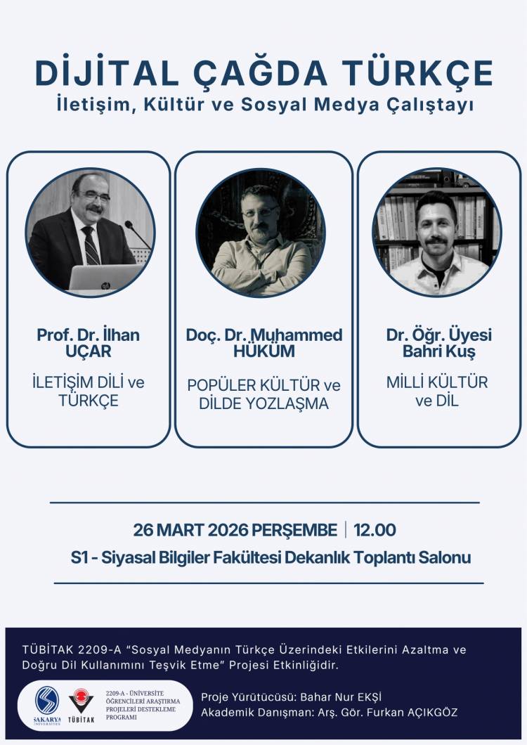 DİJİTAL ÇAĞDA TÜRKÇE ÇALIŞTAYI