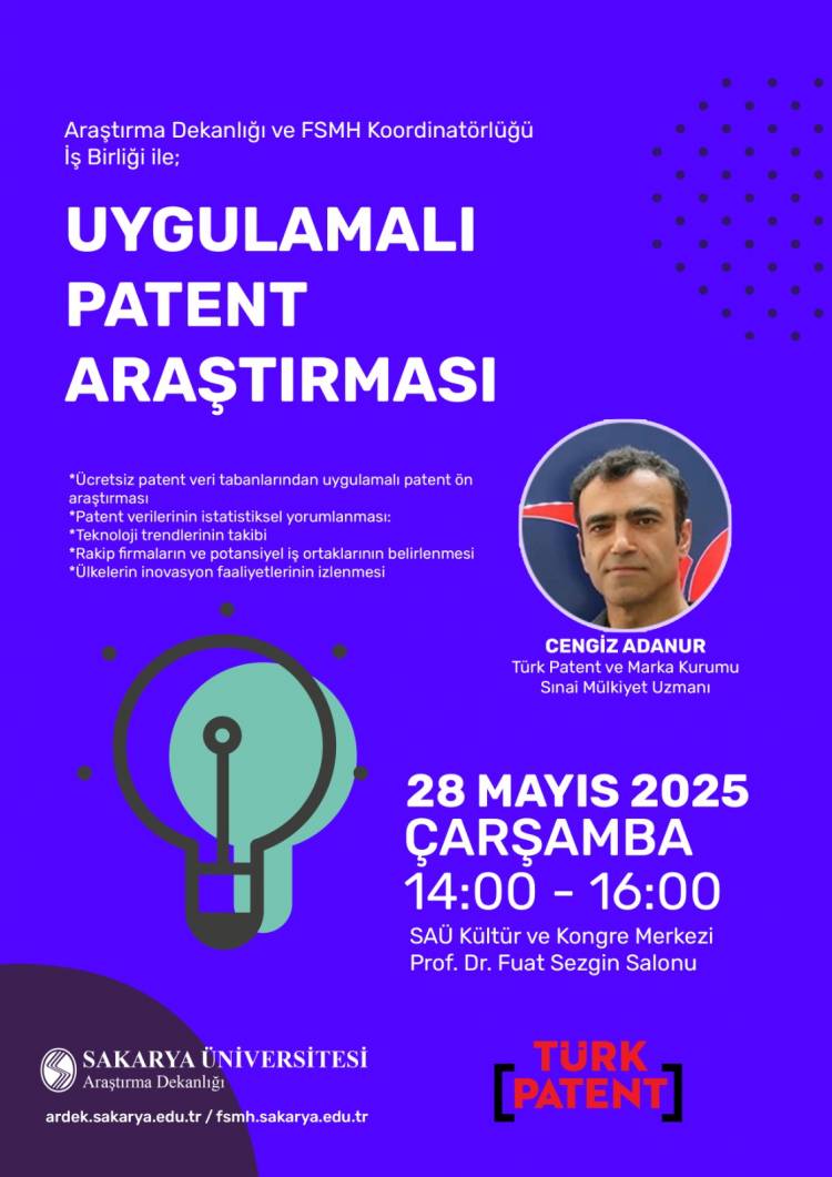 UYGULAMALI PATENT EĞİTİMİ